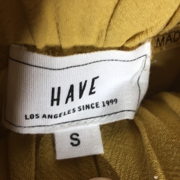 HAVE FASHION yellow paper bag pull on shorts - Picture 7 of 10